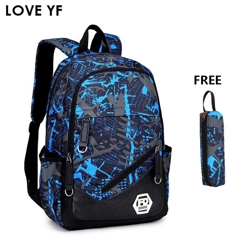 

Подростки школьные сумки пенал сочетание школьников ноутбуков рюкзаки водонепроницаемый путешествия рюкзак в стиле хип-хоп