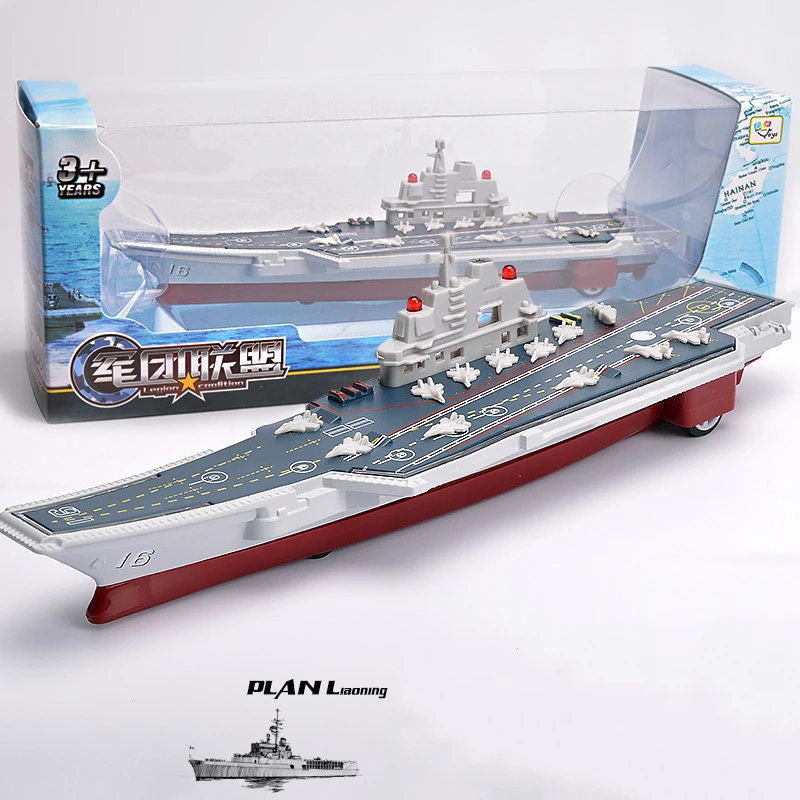 Имитация сплава Diecasts & Toy транспортные средства Ляонин плавающий аэродром Модель