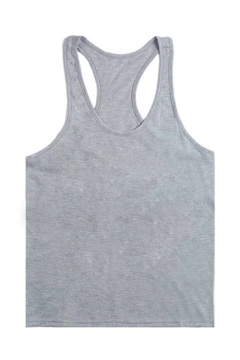 Новинка 2016 майка стрингера Мужская одежда для бодибилдинга и фитнеса Однотонная