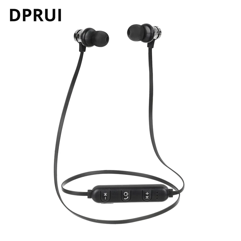 Магнитные Bluetooth наушники XT11 беспроводные с микрофоном для iPhone Xiaomi спортивные