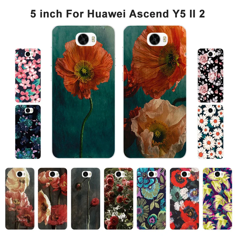 Мягкие чехлы для телефонов из ТПУ Huawei Y5 II Y5ii Y52 чехол Ii Y5II красивый силиконовый с