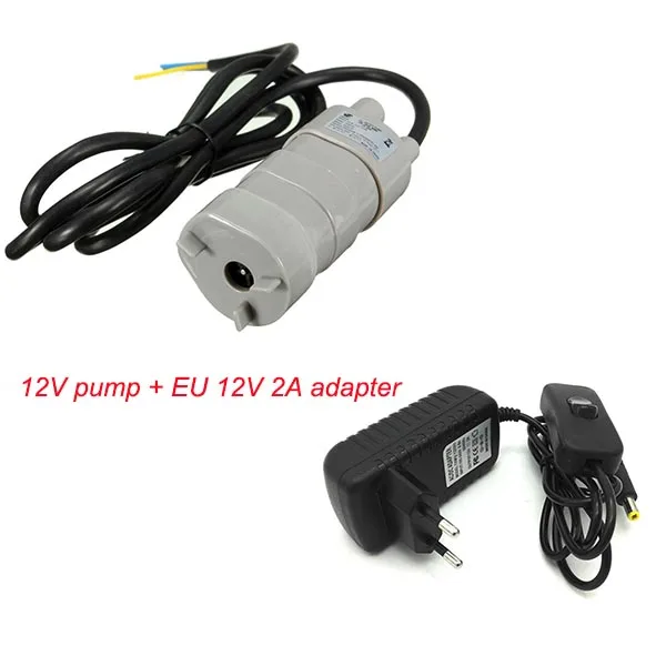 Высокое качество Dc погружной насос 12V 1.2A 600L/ч 6-12V трехпроводной микро мотор-редуктор постоянного тока водяной насос - Напряжение: 12v pump EU12V2A