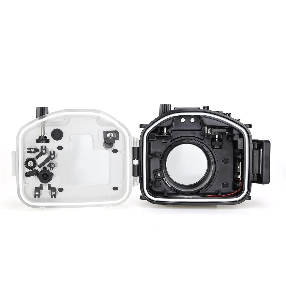 SeaFrogs 40 м/130 футов корпус для подводной камеры Canon EOS M5 18 55 мм объектив