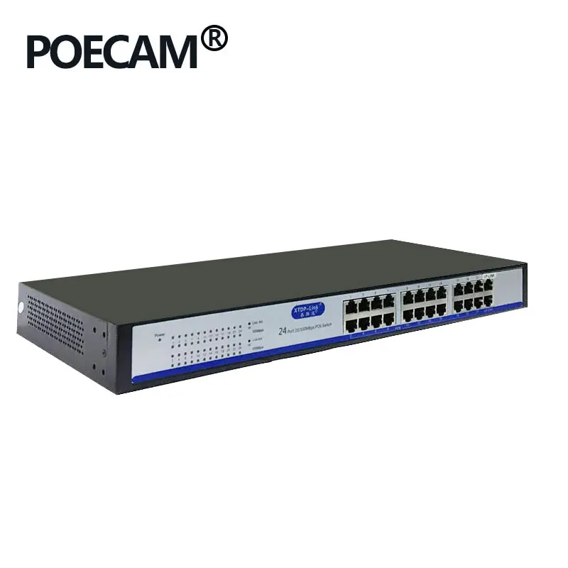 POE инжектор 24 В Пассивный сплиттер сетевой ethernet коммутатор 23 poe порта для wifi точка