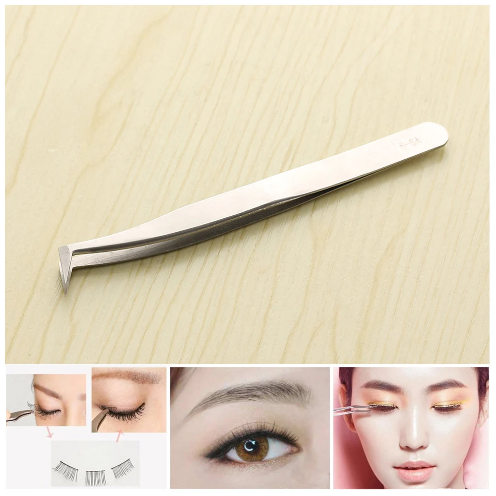 1 шт. Профессиональный пинцет для наращивания ресниц|tweezers tool|tools forfashion tools |