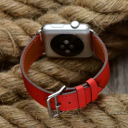 Ремешок из натуральной кожи для Apple Watch Series 4 5 40 мм 44 браслет наручных часов herm 1 2 3 |