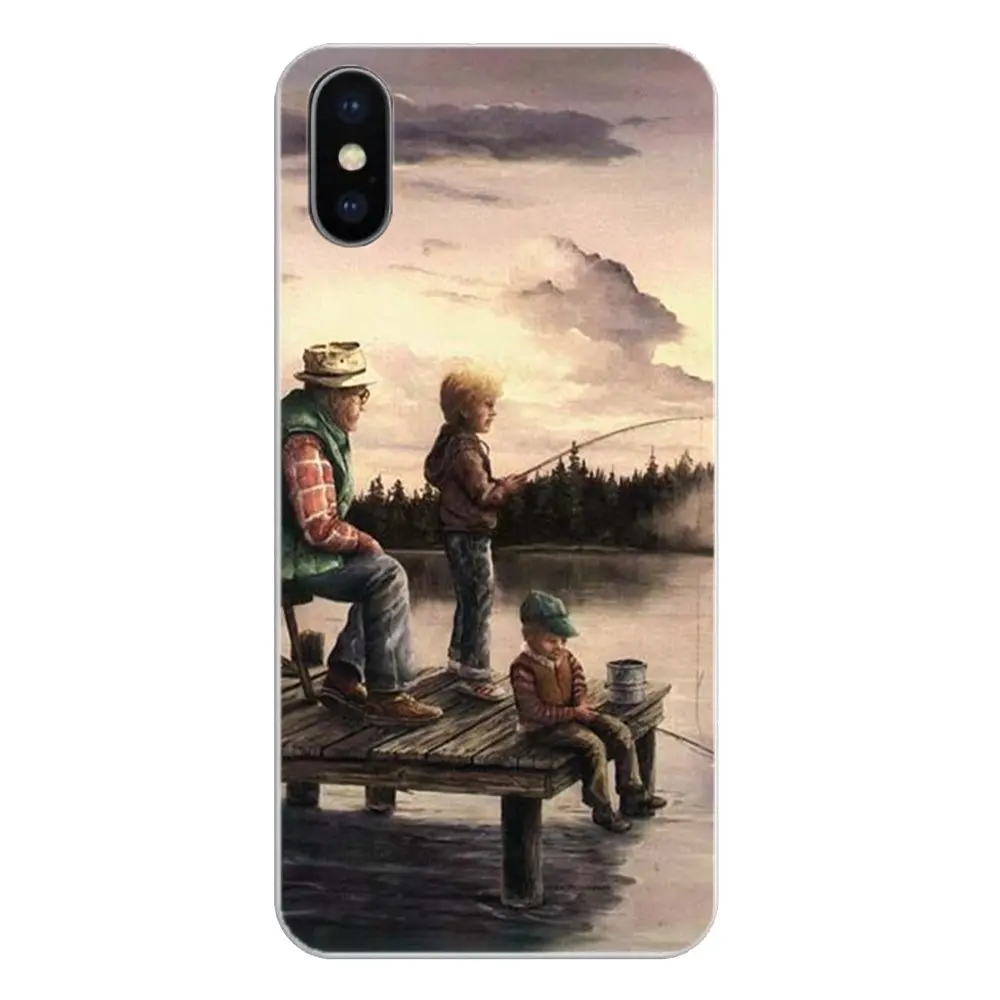 Hunting Fishing art fish For Huawei Honor 8 8C 8X 9 10 7A 7C Mate 20 Lite Pro P Smart Plus Silicone Phone Shell Cover |