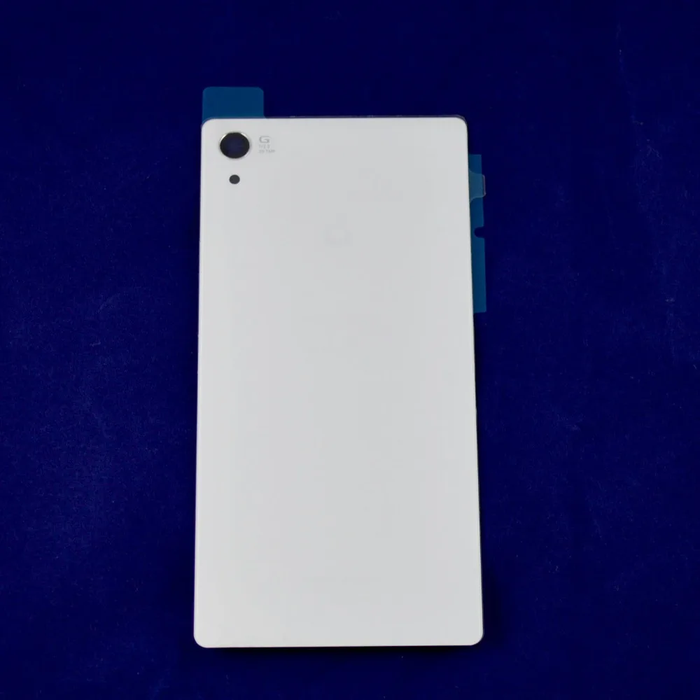 Белый для sony Xperia Z2 Задняя стеклянная L50W D6503 задняя крышка корпус Бесплатная