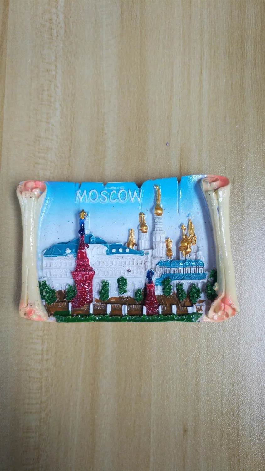 MOCKBA фигурки из полимерной смолы с магнитами 3D сувениры для рисования