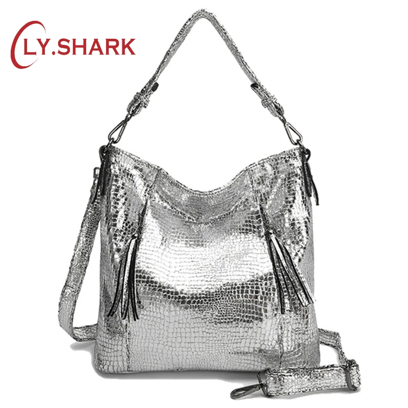 LY. SHARK женская сумка большая вместительность PU кожаная дамская мессенджер модная