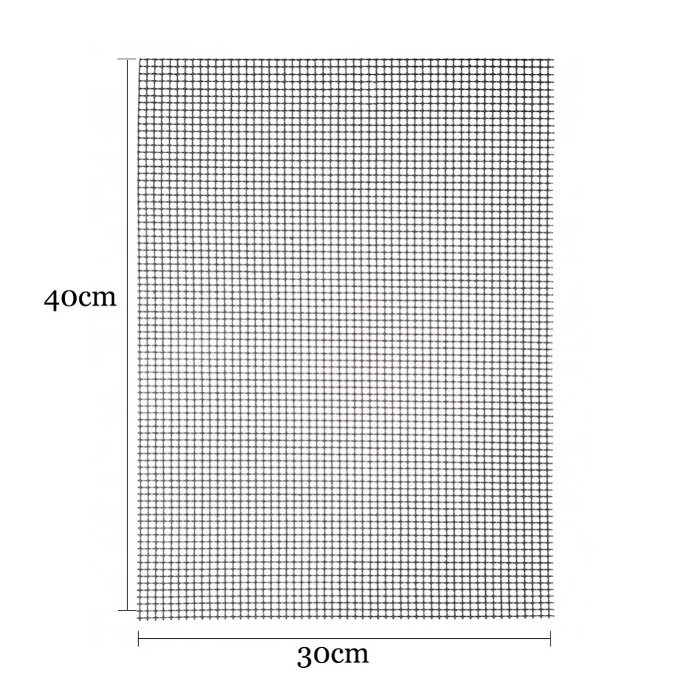 40x30 см антипригарные коврики для жарки барбекю гриль Сменная сетка для наружного приготовления пищи аксессуары