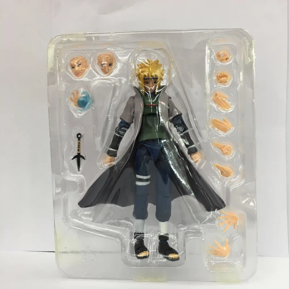 Аниме 14 см Наруто Shippuden Namikaze Minato SHF ПВХ фигурка игрушка Коллекционная