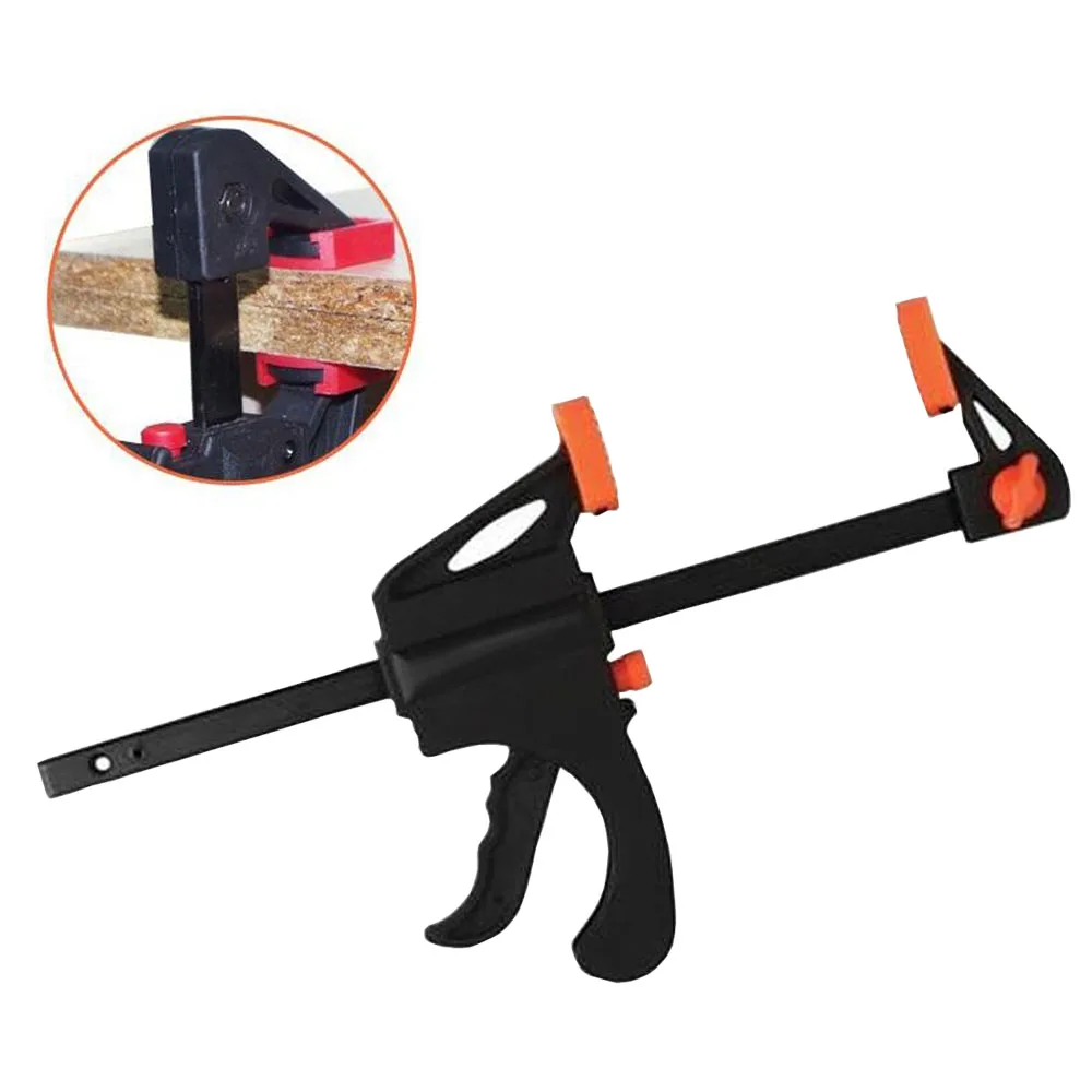 AMYAMY 6 inch 12 Quick Ratchet Release Speed Squeeze Wood Working Work Bar Clamp Clip Kit Spreader Gadget Tool DIY Hand | Обустройство