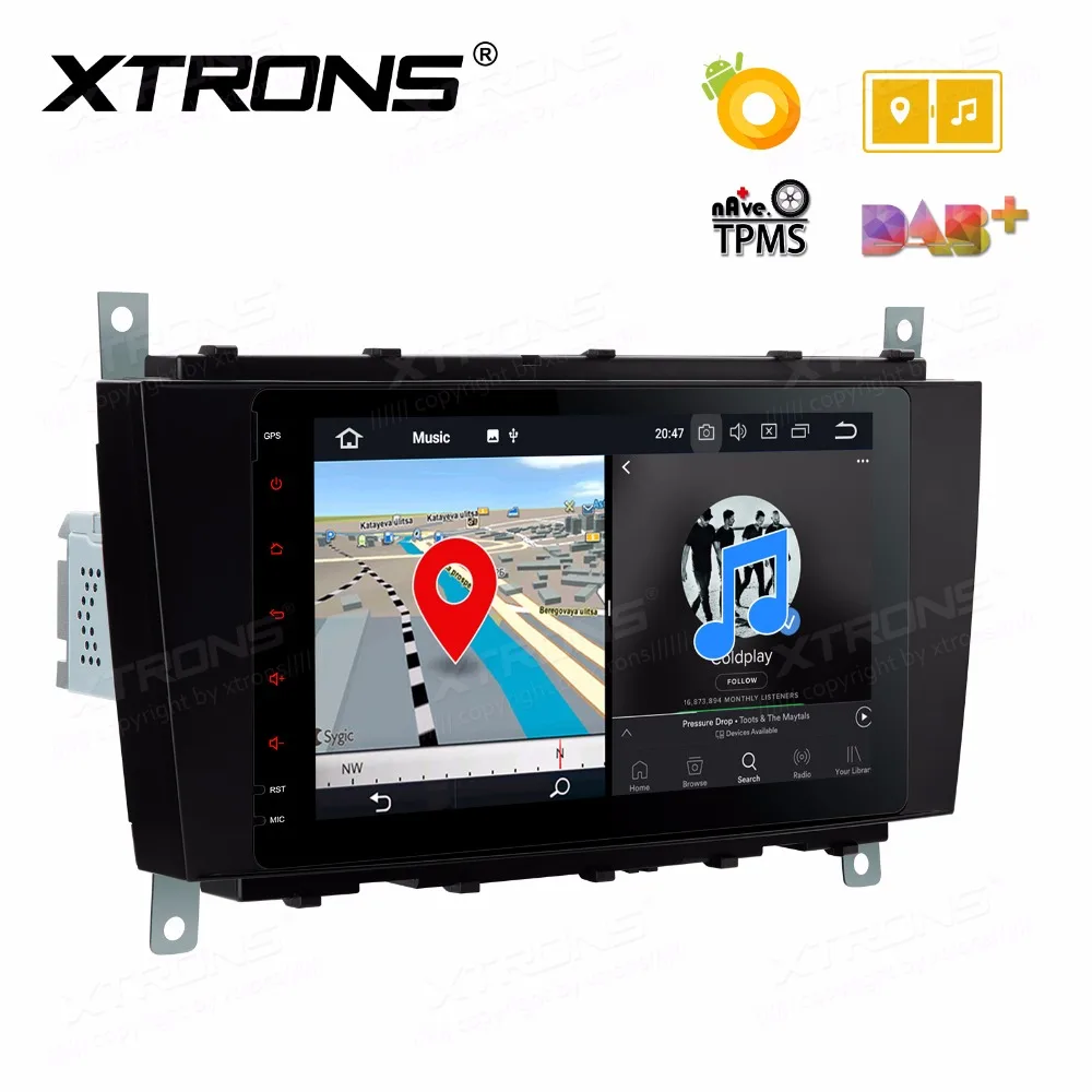 Автомобильный стерео радио плеер XTRONS Android 8 0 GPS без DVD для Mercedes Benz w210 2005 2006 W203 C180 C200