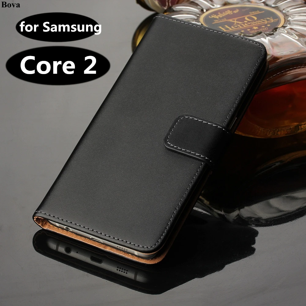 Чехол-бумажник для Samsung Galaxy core 2 Duos core2 g355h SM g355 sm-g355h G355 h кожаный | Мобильные