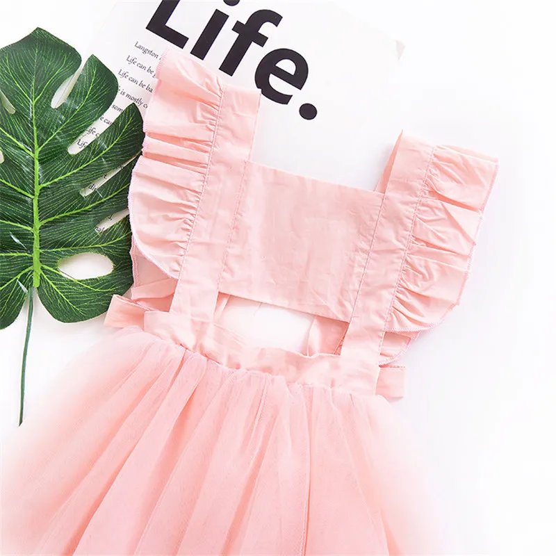 Новинка 2018 модное летнее платье для девочек детское мини-платье принцессы