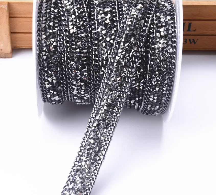 Высокое качество отделка из горного хрусталя 2 ярда/партия с кристаллами