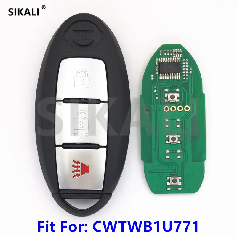 Дистанционный автомобильный смарт ключ SIKALI подходит для NISSAN TWB1U771 CWTWB1U771 Maxima Sunny