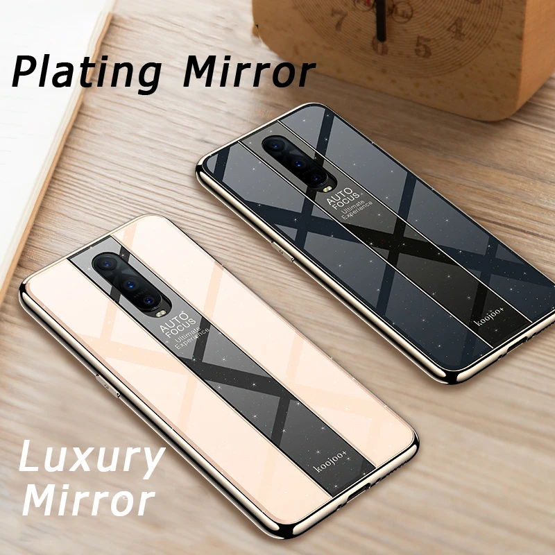 R17pro зеркальная крышка для Oppo R 17 Pro R15 Dream OPPOR17 покрытие PC 4 в 1 задняя r r17 Чехол Мягкий