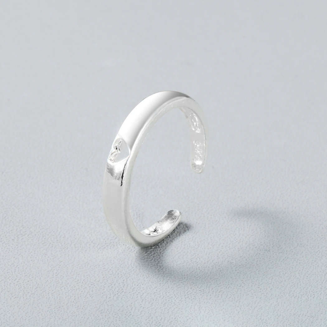 Kinitial персонализированные крошечные кольца в виде сердца для женщин на палец