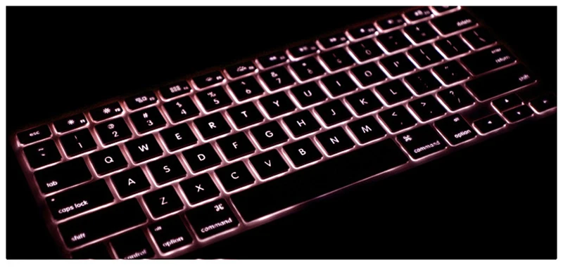 США Версия Водонепроницаемый разноцветный Клавиатура ноутбука чехол для MacBook Pro 13 Клавиатура ноутбука пыле силиконовый защитный чехол