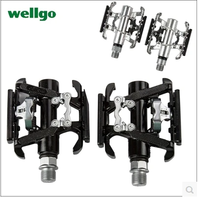 Оригинал wellgo c099 c099b горный велосипед блокировки двусторонний двойной подшипник