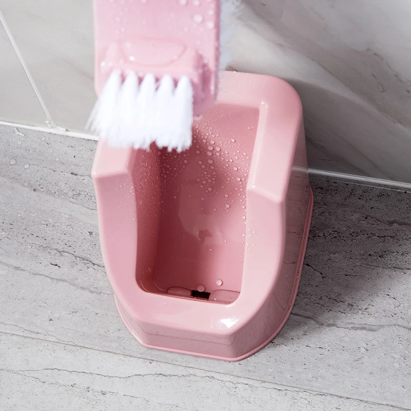 ZTCurved handle bathroom toilet cleaning brush set Toilet shank the JJ-SYQJS25- | Дом и сад