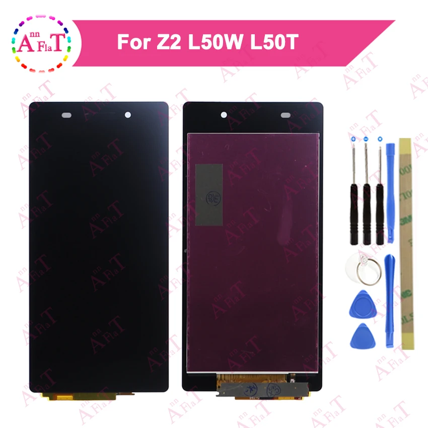 Дисплей с сенсорным экраном и сборкой частей для Sony Xperia Z2 D6502 D6503 D6543 L50W D6502D.