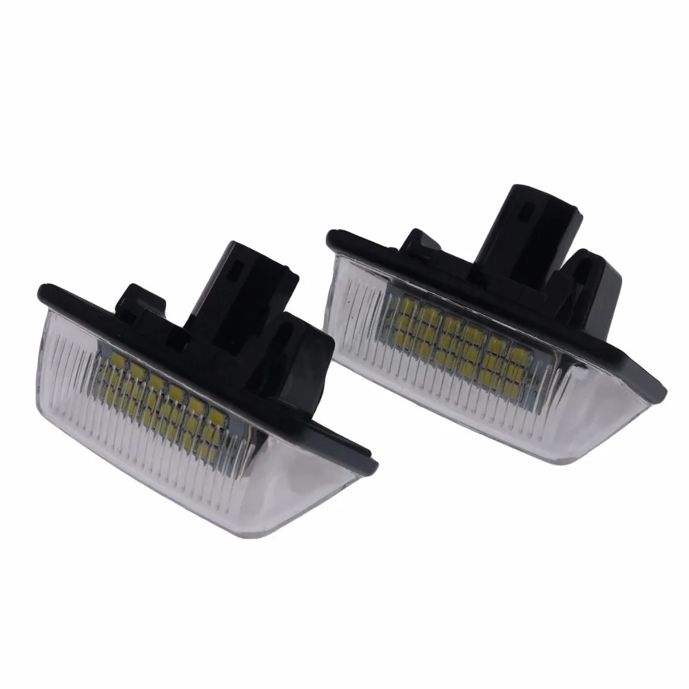 Eonstime 2 шт. автомобиля 12V 18LED Подсветка регистрационного номера SMD для Toyota Corolla_E11 Корона S180 Звездочка EP91 Vios Previa ACR50, GSR50