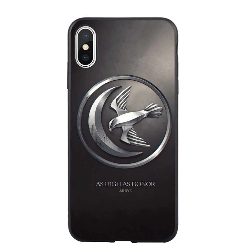 Игра трона дом Старк Таргариен GOT Coque Мягкий силиконовый чехол для телефона для Apple iPhone 5 5S SE 6 6s 7 8 Plus X XR XS MAX