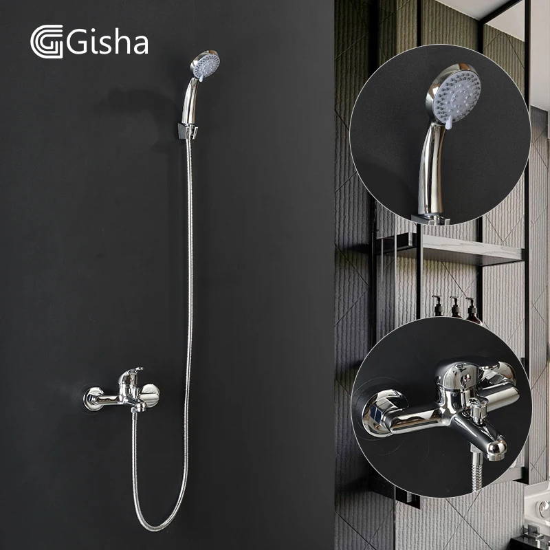 Gisha Bathub выпуск крана трубы смеситель для душа с одной ручкой Спрей живопись