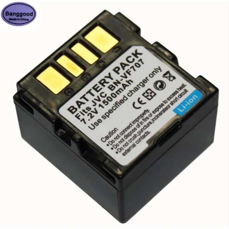 7 2 V 1500 мА/ч BN VF707 VF707U цифрового видео Камера Батарея пакет для JVC GR D240 GZ X5 MG21U