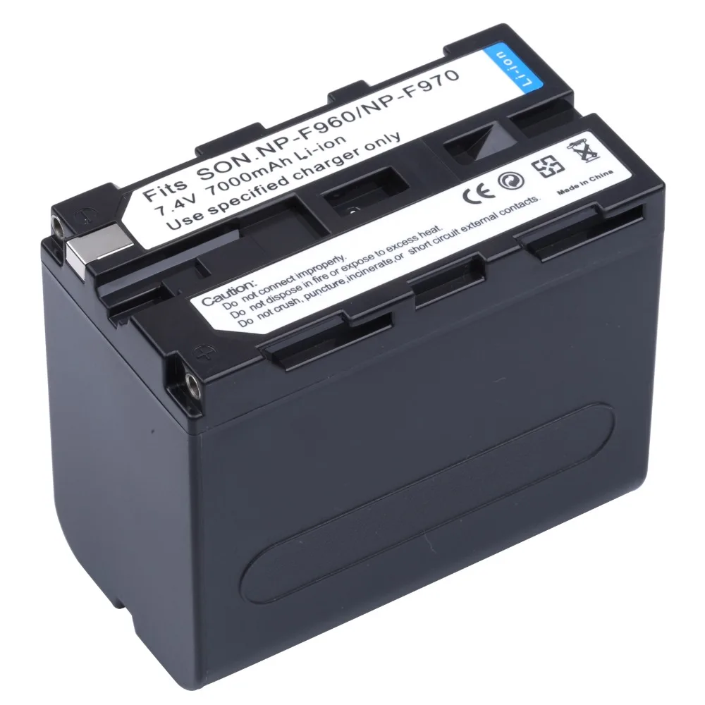1 шт. NP-F970 NP-F960 NP F960 F970 батарея + зарядное устройство для Sony DCR-VX2100 HDR-AX2000 FX1 FX7 FX1000