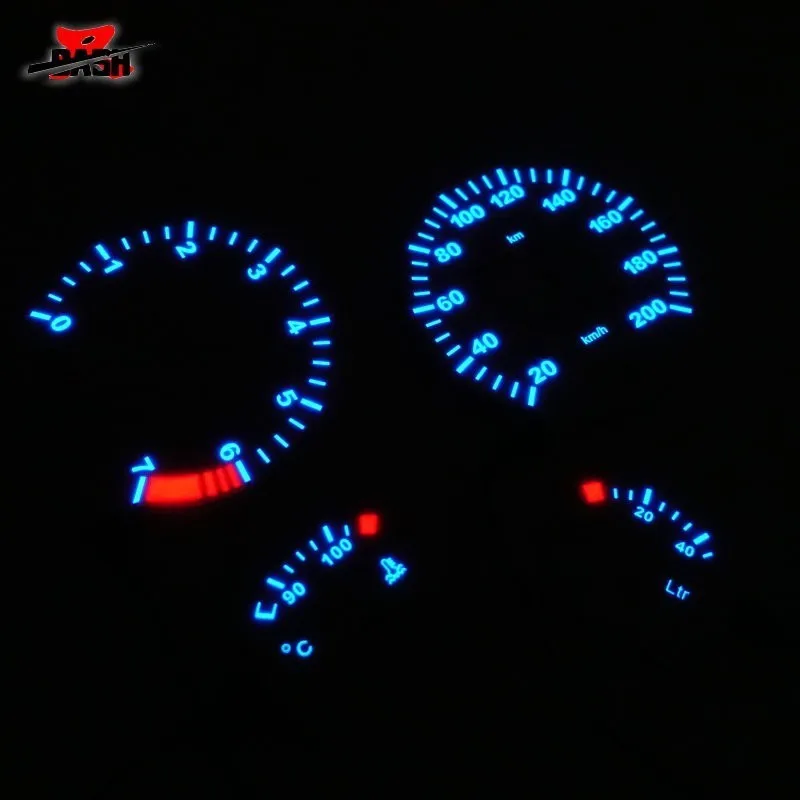 DASH EL светящийся манометр для Corsa B 1993 2000 1 2 4 6 бензин 20 200 км 7000 об./мин. Обратное