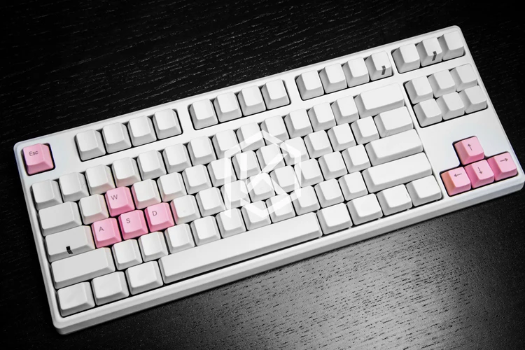 Игровые колпачки клавиш PBT 9 OEM профиль с принтом Cherry MX Stems top легенда красный синий
