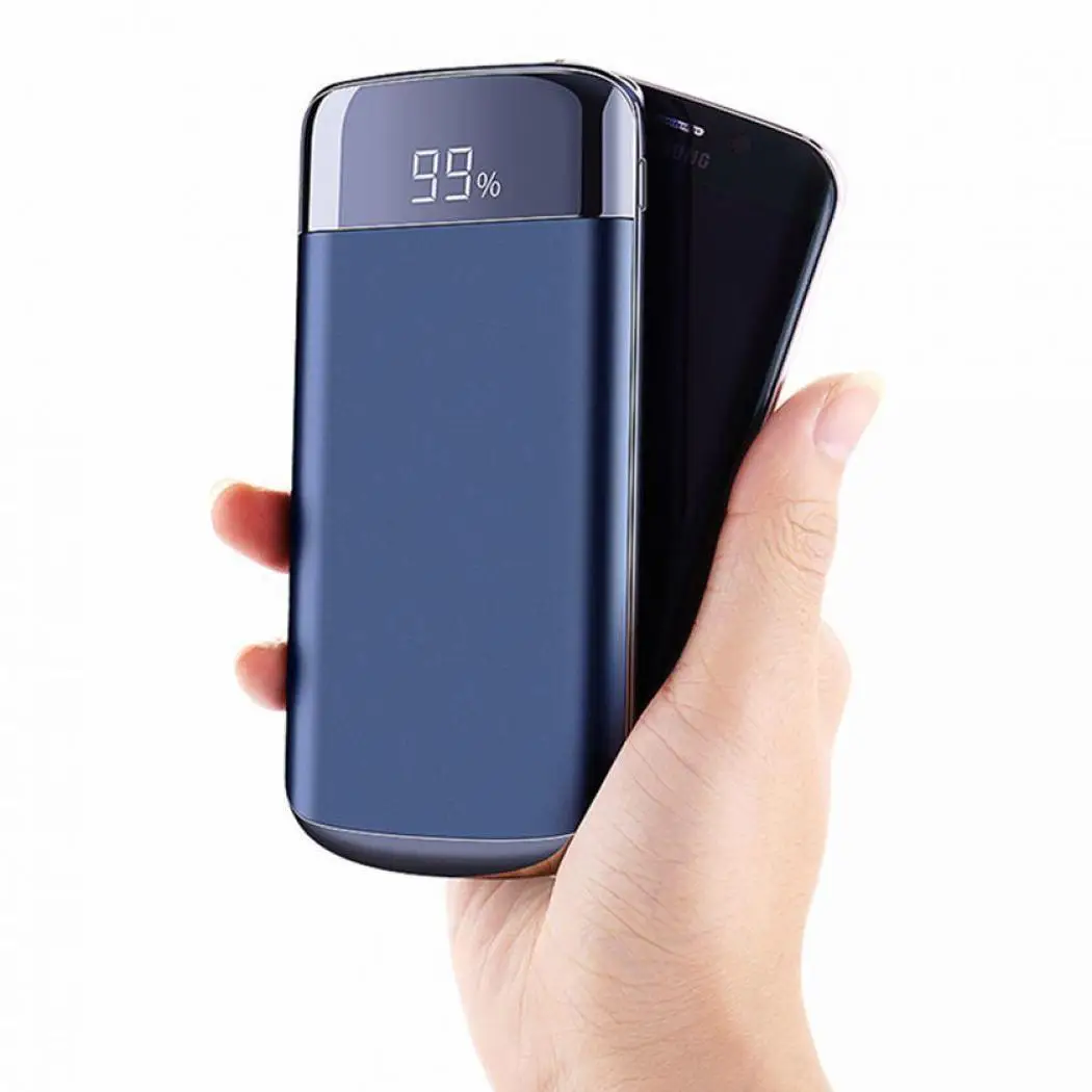 Новинка 30000 мАч Внешний аккумулятор внешний повербанк 2 USB LCD портативное зарядное