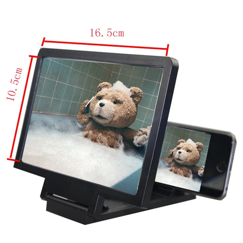 Складной дизайн Мобильный увеличитель для экрана телефона 3D увеличение видео