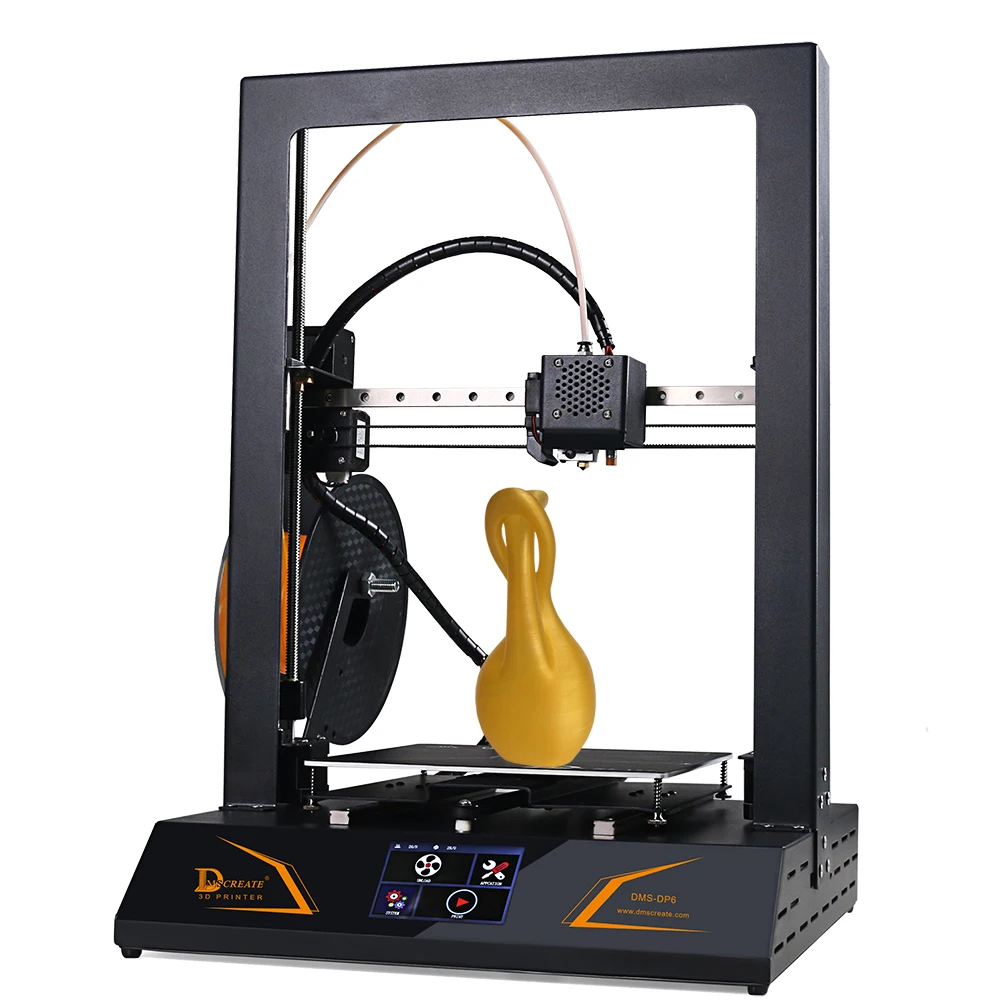 DMSCREATE DP6 3D-принтеры DIY Kit металлический рамка сенсорный экран линейной