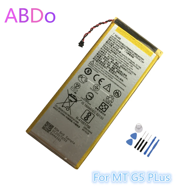Батарея для телефона HG40 Motorola Moto G5 PLus XT1680 XT1681 XT1683 XT1684 XT1686 XT1687 3000 мАч сменные батареи