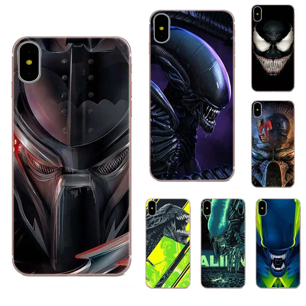 Мягкий защитный чехол из ТПУ для Huawei Mate 7 8 9 10 20 P8 P9 P10 P20 P30 Lite Plus Pro 2017 Anime Alien vs