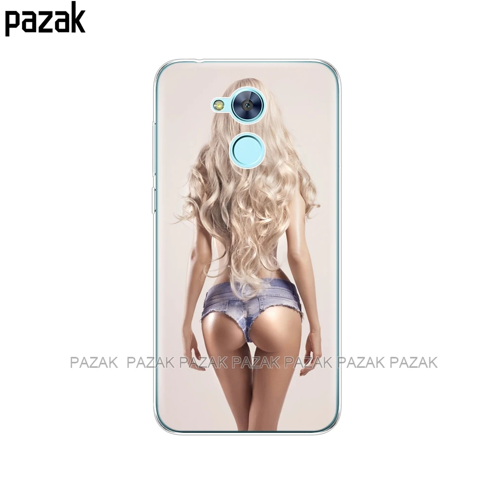 34495 Силиконовый чехол для телефона huawei honor 6A, чехлы из мягкого ТПУ, задняя крышка для телефона, прозрачный чехол etui, бампер, полная защита 360 - Цвет: 34495