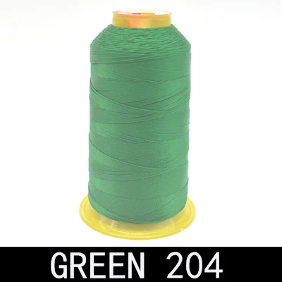 Green 204 Бренд высокого качества 800 м 300D/3 высокопрочная нить для швейной машины тонкие кожаные шторы из парусины аксессуары для одежды DIY - Color: Green 204