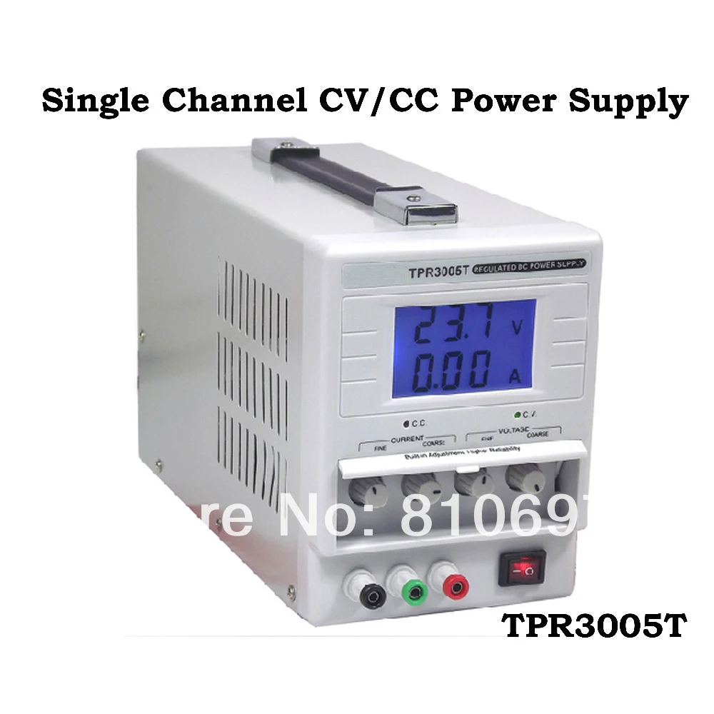 Одноканальный источник питания TPR3005T CV/CC с постоянным напряжением (CV) или током