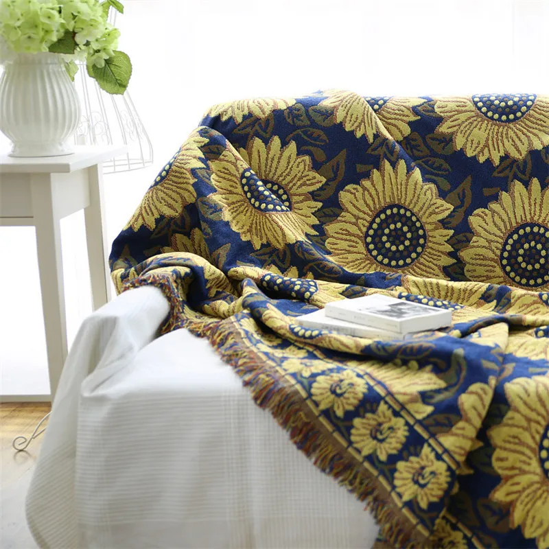 Домашний декор синяя искусственная кожа богемная кровать диван стул чехол для