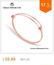 10 шт./лот, браслет и браслет Grace Moments, нержавеющая сталь, браслеты-манжеты, женские модные ювелирные изделия, регулируемый браслет с проволочным кабелем