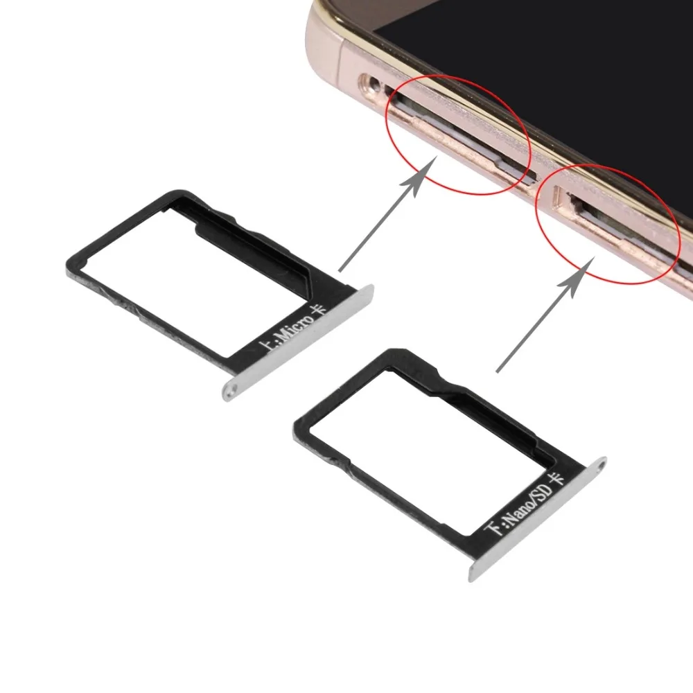 H лоток для sim-карты и микро лоток для карт SD для Huawei Mate 7