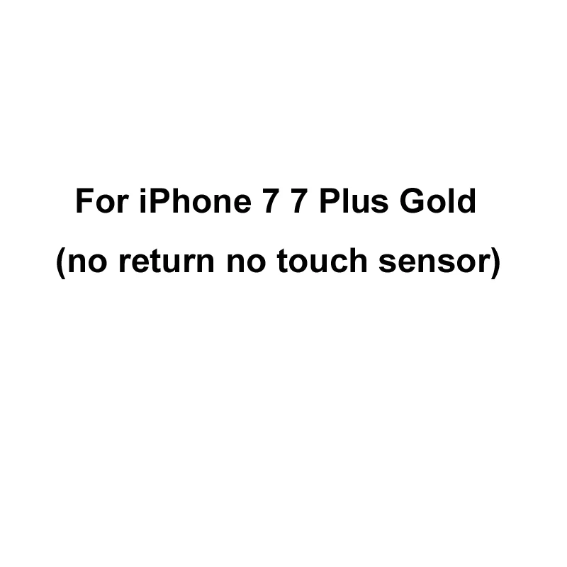 For 7 7 Plus Gold Сенсорный датчик отпечатков пальцев гибкий кабель для iPhone 5S 6 6 Plus 6S 6S Plus 7 7 Plus Кнопка возврата домой отпечатков пальцев Touch ID - Цвет: For 7 7 Plus Gold