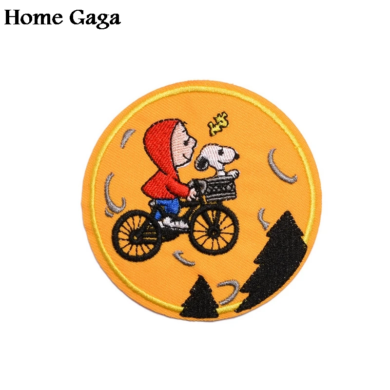 1 Homegaga мультяшная собака аппликация нашивки наклейки для шитья рубашка сумка Джерси одежда куртка значки железная футболка D1673 - Цвет: 1