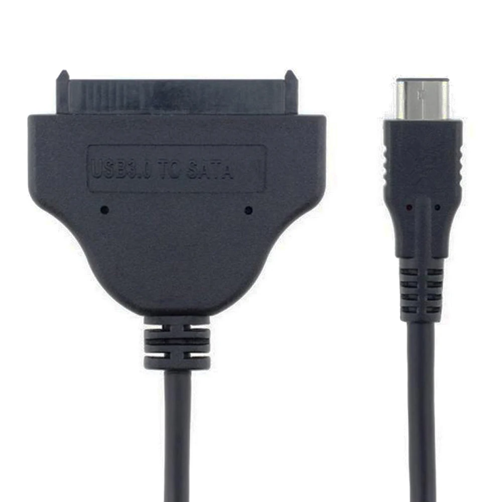 Кабель-адаптер USB 3 1 Type C на SATA 22pin внешний жесткий диск 2 5 дюйма конвертер для
