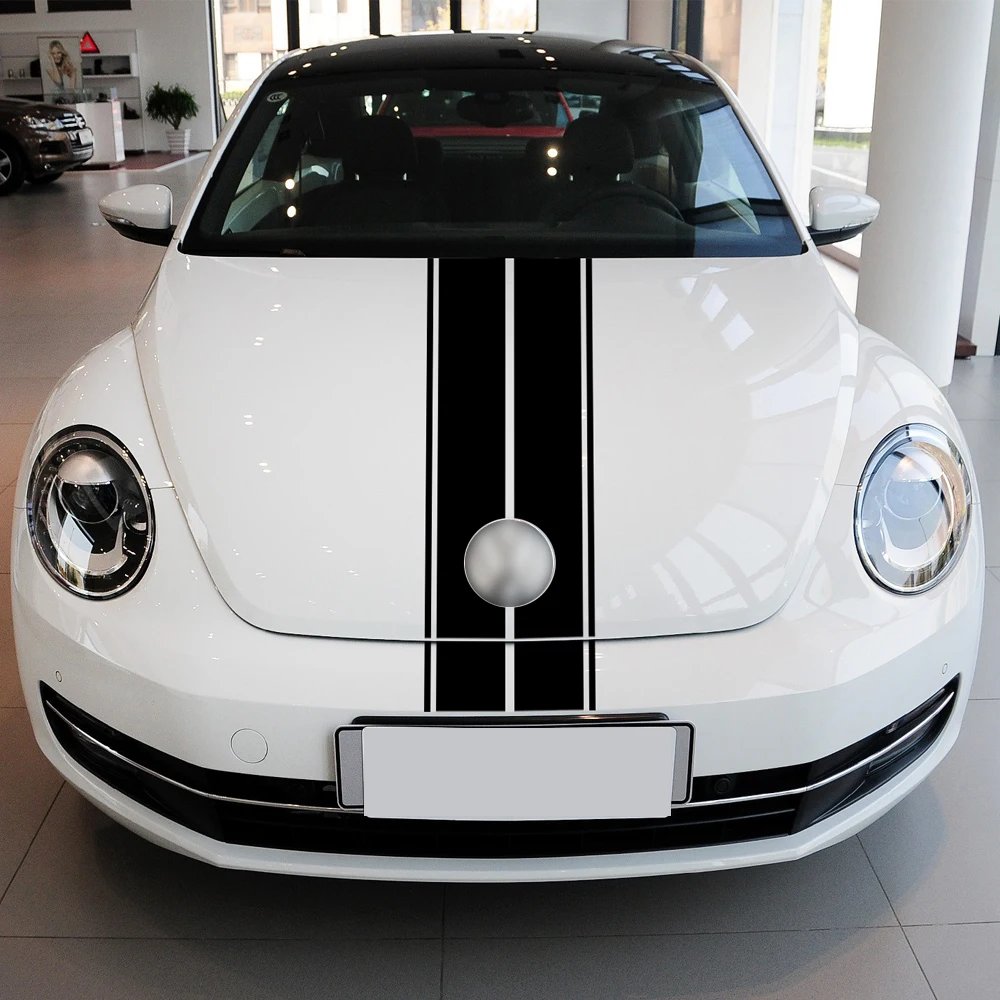 Автомобиль Стайлинг набор капота линия крыша задние полосы наклейка кузова для